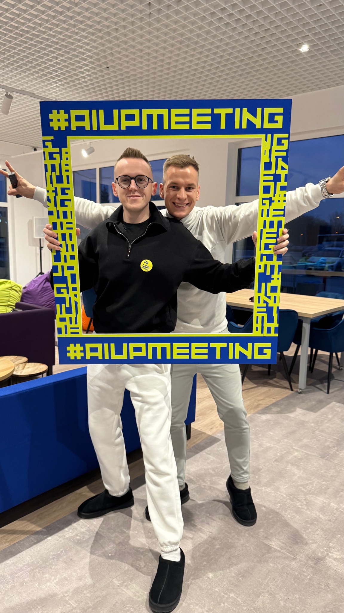 Szymon Jankowski i Mariusz podczas #AIUPMEETING #2