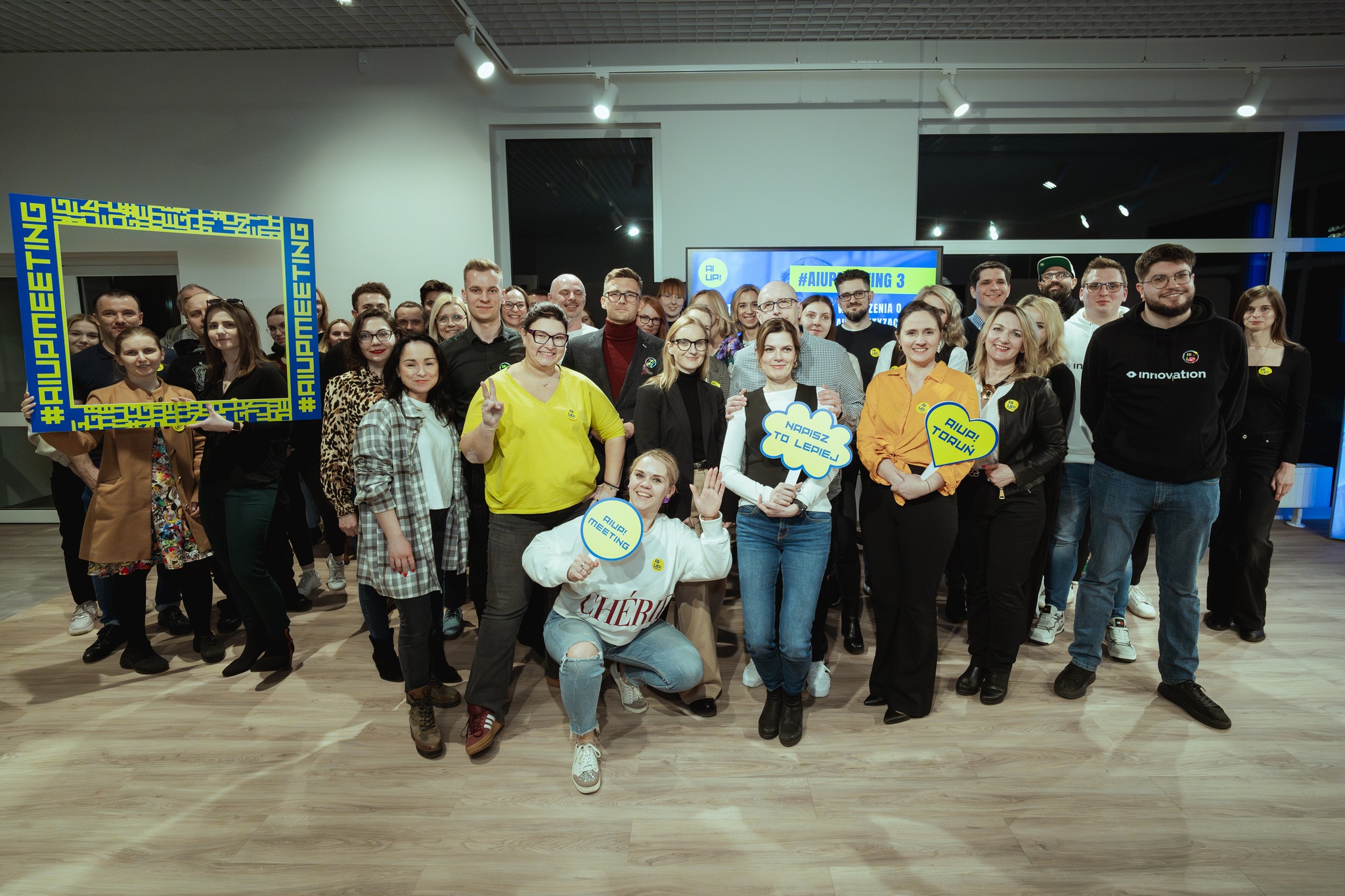 Uczestnicy AIUP Meeting #3 na sali Toruń Space Labs