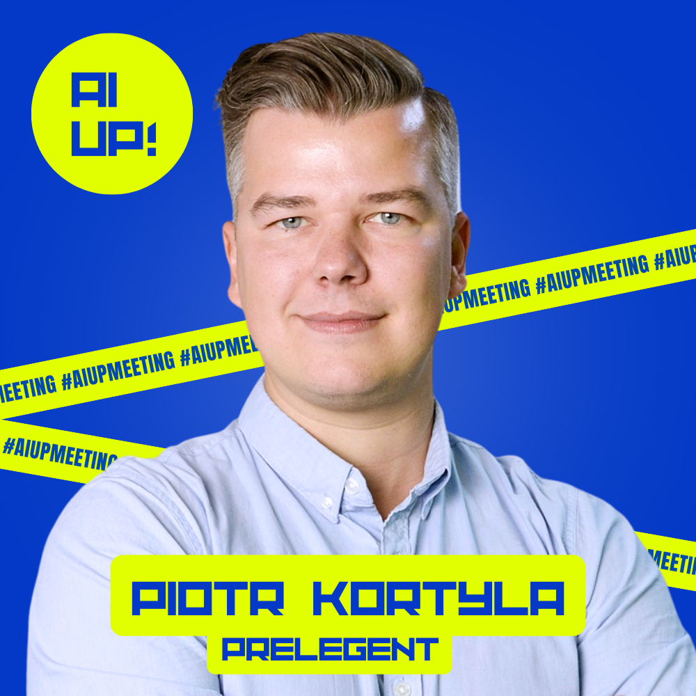 Piotr Kortyla na scenie #AIUPMEETING