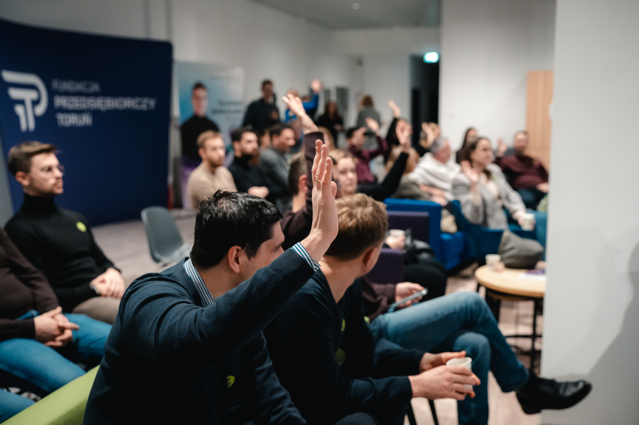 Aktywność uczestników podczas #AIUPMEETING #5 w Toruń Space Labs